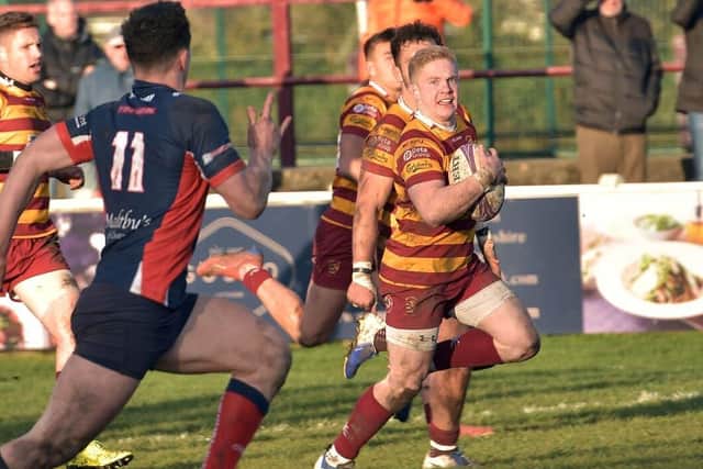 Fylde's Tom Carleton was among the tries on day one of the season