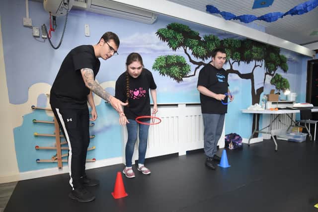 Young people take part in activities at Sam's Place