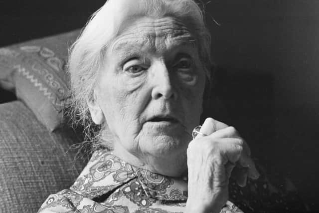 English actress Dame Sybil Thorndike, pictured October 1972. (Photo by Evening Standard/Hulton Archive/Getty Images)