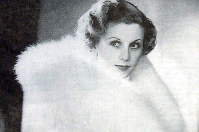 Actress Belle Chrystall