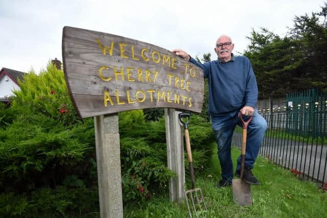 Chairman of Cherry Tree Allotments Peter Evans