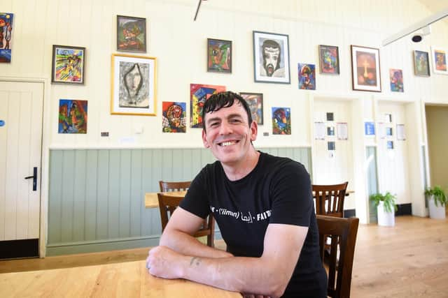 Blackpool artist Robert Haworth has a new exhibition at St Annes Pavilion cafe. Pic: Daniel Martino/JPI Media