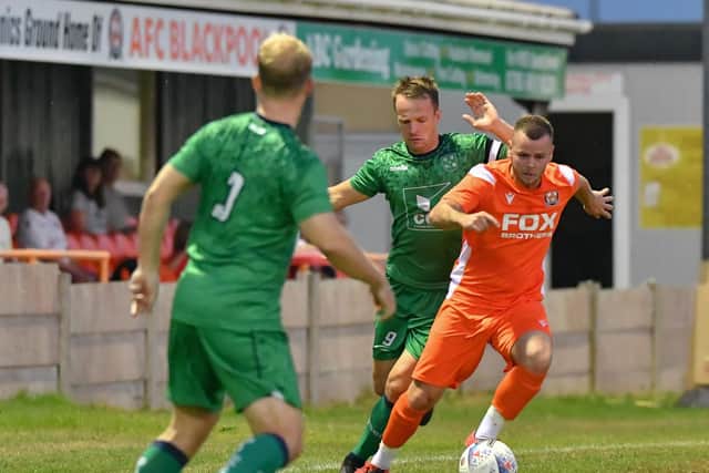 Conah Bishop impressed for Blackpool but could not spare them defeat by Pilkington