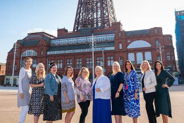 Ten of the 12 businesswomen from the Fylde nominated for awards in this year's EVAs