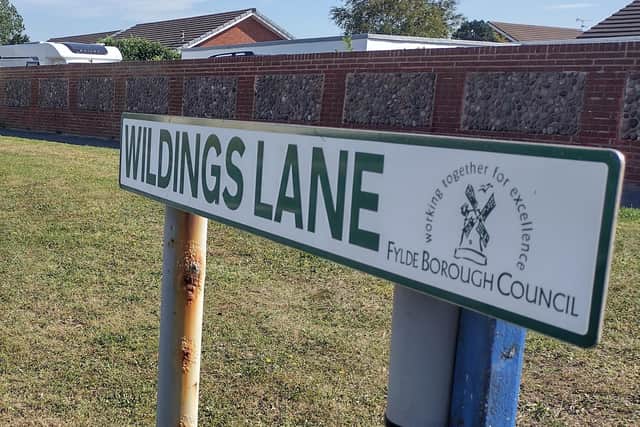 The wildflower meadow is to be created at the end of Wildings Lane, St Annes