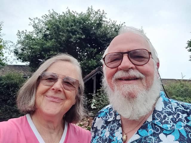 John Hodgkiss with wife Maggie