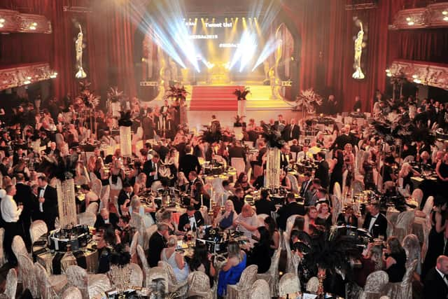 The glittering awards ceremony of the BIBAs at the Blackpool Tower Ballroom