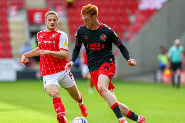 Callum Morton scored at Rotherham United last weekend Picture: Sam Fielding/PRIME Media Images Limited