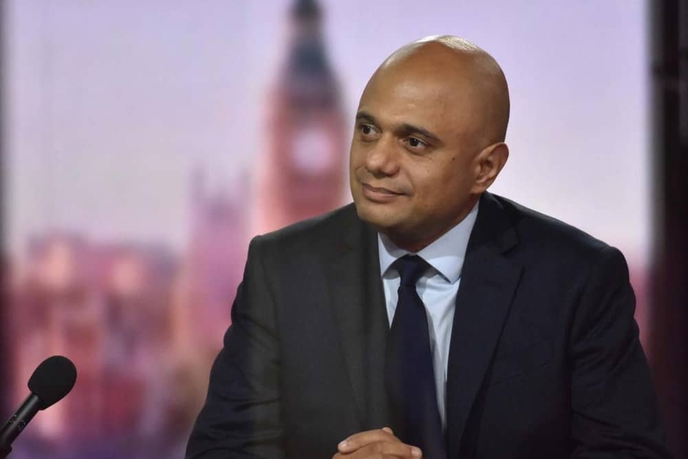 Health Secretary Sajid Javid