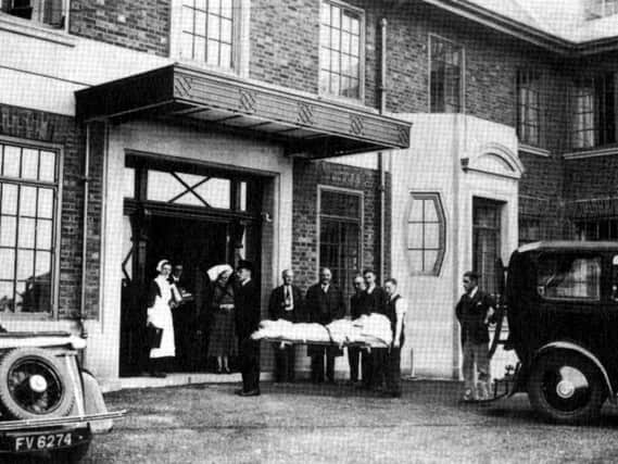 The first patient arrives at Victoria Hospital on September 29 1936