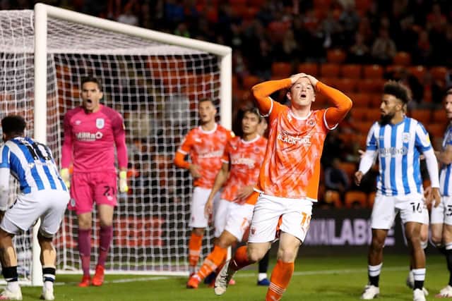Shayne Lavery squandered four priceless chances to score for Blackpool