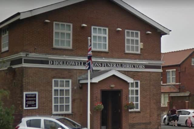 Mike Hartley was employed by Blackpool funeral directors D Hollowell and Sons