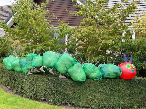 The Hungry Caterpillar was among the favourites at the Freckleton and Warton Scarecrow Trail