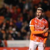 Gary Madine returned from injury for Blackpool in midweek