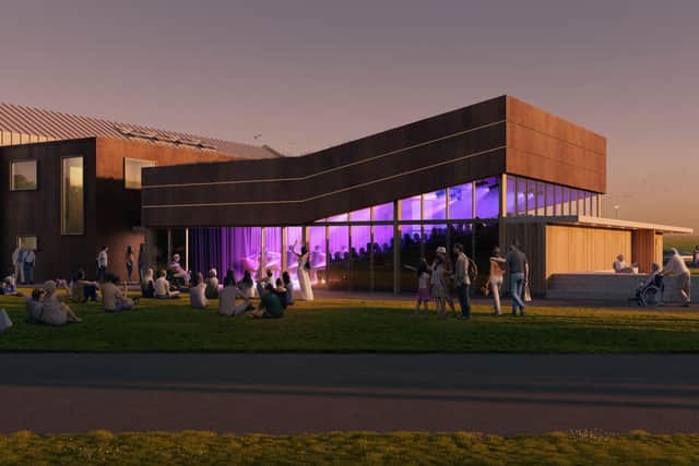 An artist's impression of the planned studio and education centre development