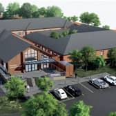 An artist's impression of the new building, which is set to provide 28 beds for patients. Pic: LSCft