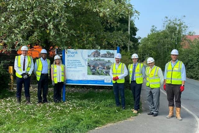 LSCft and HSIS leads on site at the new Wesham Rehabilitation Centre. Pic: LSCft