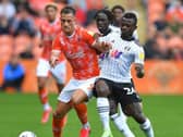Blackpool striker Jerry Yates has had a tough time in front of goal so far