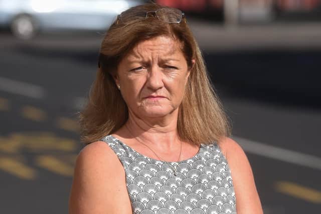 Michelle's elderly father Vincent was involved in a hit-and-run incident near Warbreck Drive on Saturday, which Michelle said would have been prevented if drivers stopped speeding in the area. Pic: Daniel Martino/JPI Media