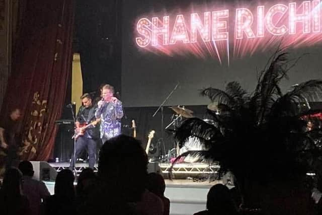 Eastenders start Shane Richie rocks the Tower Ballroom as the star performer at the BIBAs business awards