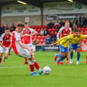 Cool-headed Ged Garner equalises for Fleetwood from the penalty spot