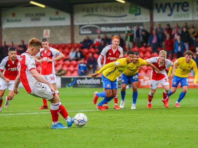 Cool-headed Ged Garner equalises for Fleetwood from the penalty spot