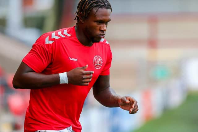 Darnell Johnson made just four appearances for Fleetwood before his Achilles injury