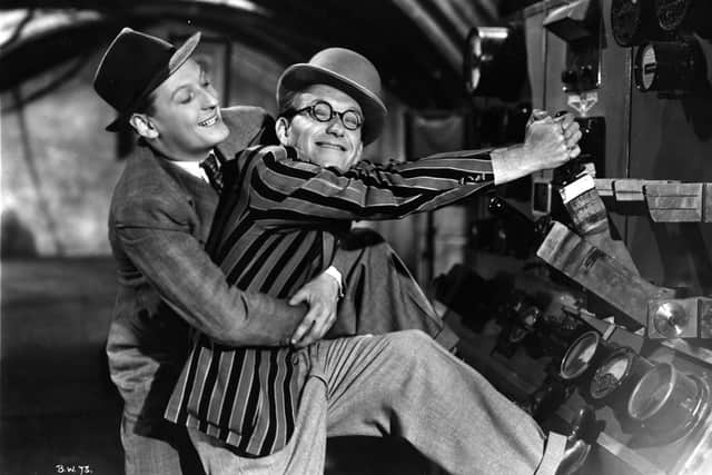 Arthur Askey and his comic partner Richard Murdoch star in the Gainsborough comedy ‘Band Wagon’. Pic: Getty Images