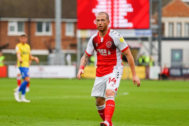 Joe Garner made his Fleetwood debut against Sunderland on Saturday