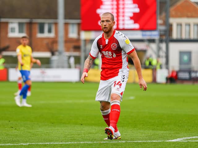 Joe Garner made his Fleetwood debut against Sunderland on Saturday