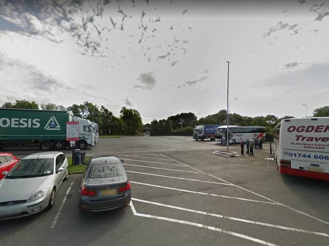 The southbound exit slip road at Charnock Richard Services on the M6 near Chorley has been closed due to a serious crash this morning (Wednesday, September 22). Pic: Google
