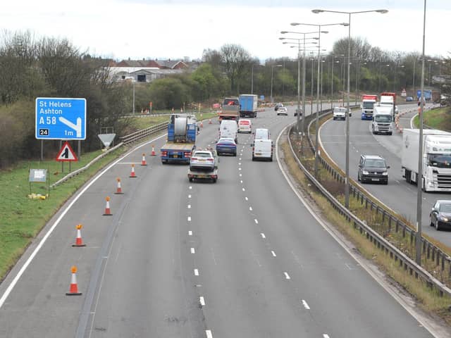 The construction zone for National Highways’ multi-million pounds upgrade of the M6 between Warrington and Wigan is being extended