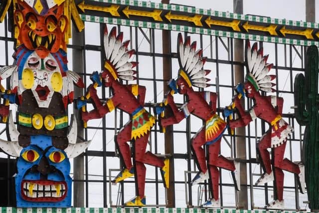 The tableau which has been criticised for perpetuating racial stereotypes