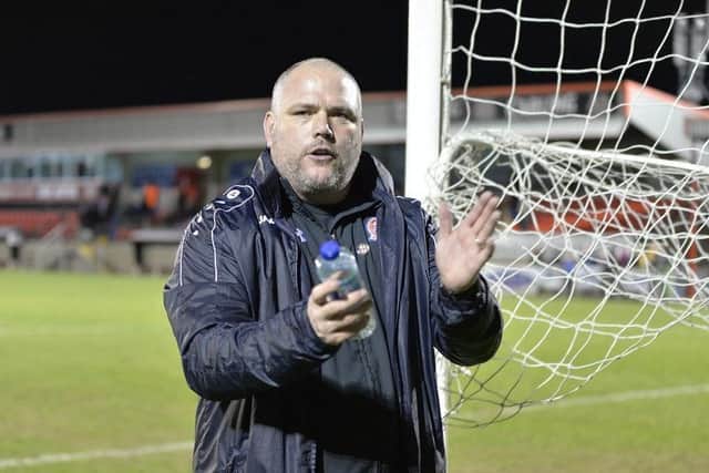 AFC Fylde manager Jim Bentley Picture: Steve McLellan