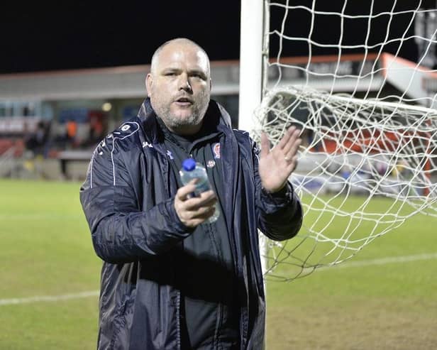 AFC Fylde manager Jim Bentley Picture: Steve McLellan