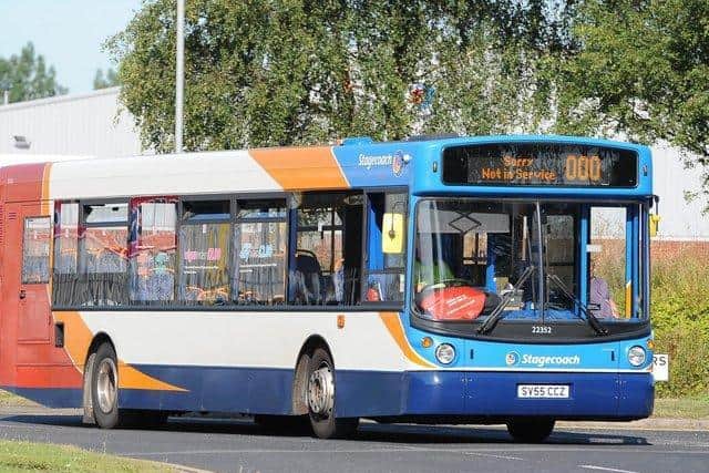 Stagecoach bus service 68 was forced to divert after customers 'panic buying fuel' caused congestion in St Annes