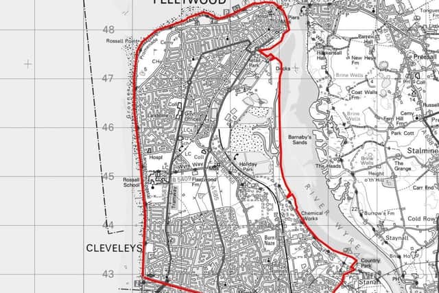 The Section 60 order covers all of Fleetwood and parts of Cleveleys and Thornton