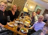 Pauline Hogan (left) and Roy Wilson meet up with some of their Good Samaritans