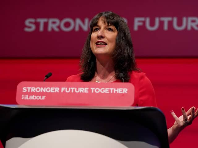 Labour's Shadow Chancellor Rachel Reeves