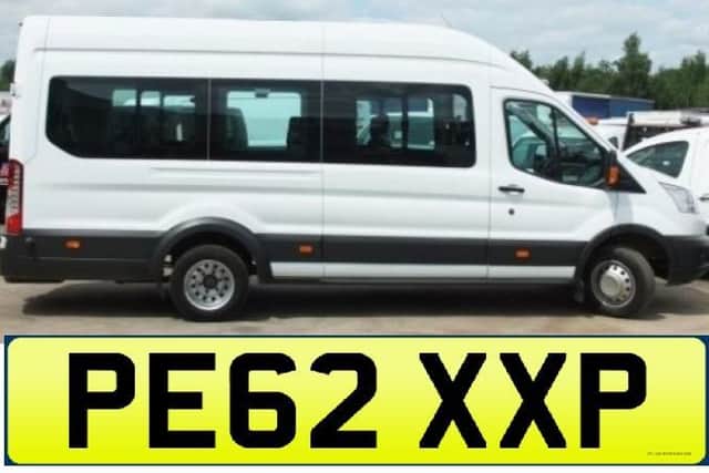 The Transit minibus was stolen last week