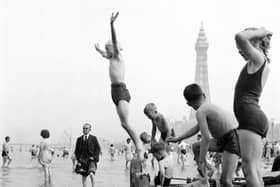 Having fun in Blackpool in yesteryear