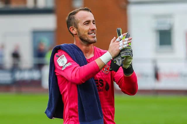Alex Cairns would like more clean sheets but says Fleetwood are playing exciting football