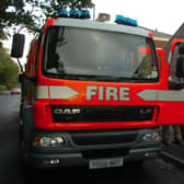 Two fire crews attended the blaze.