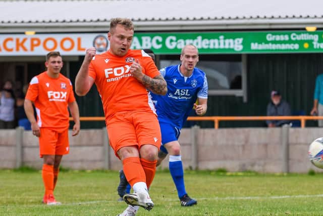 Ben Duffield returned for AFC Blackpool Picture: Adam Gee