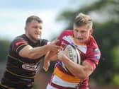 Tom Grimes received a challenge that saw a Rotherham player sinbinned