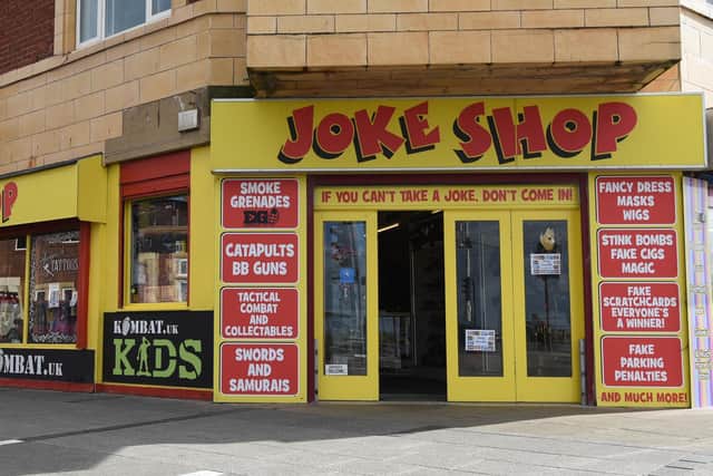 The Joke Shop on Waterloo Road/Blackpool Promenade