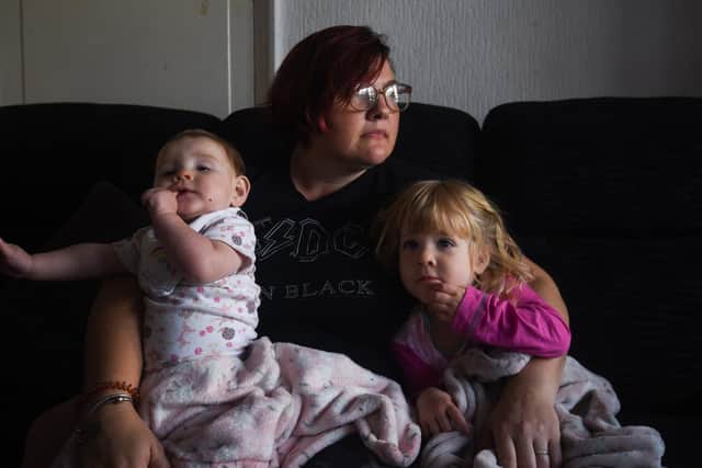 Aimee said the upcoming cut to Universal Credit will cause more financial difficulties for her family, despite her partner working full-time.  Pic: Daniel Martino/JPI Media