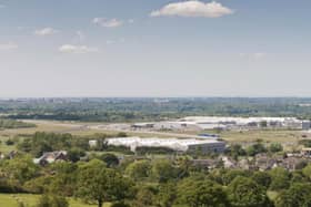 The Samlesbury site where the new digital warfare centre will be based.