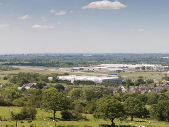 The Samlesbury site where the new digital warfare centre will be based.
