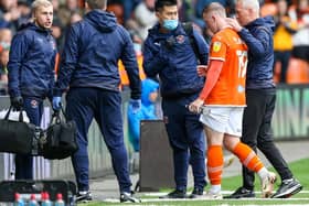 Lavery hobbled off with a hamstring injury during Saturday's win against Blackburn